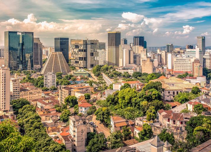 Daylight photo of downtown Rio de Janiero