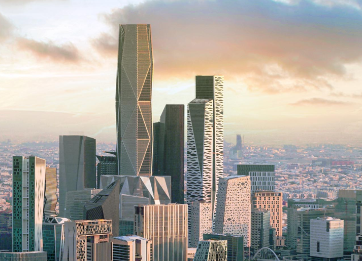 The skyline of Riyadh Saudi Arabia daytime