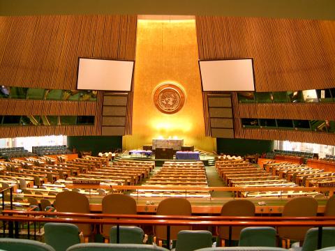 UN General Assembly room