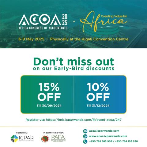 ACOA2025 Early Bird Discount