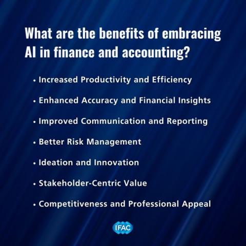 What are the benefits of embracing AI in finance and accounting?